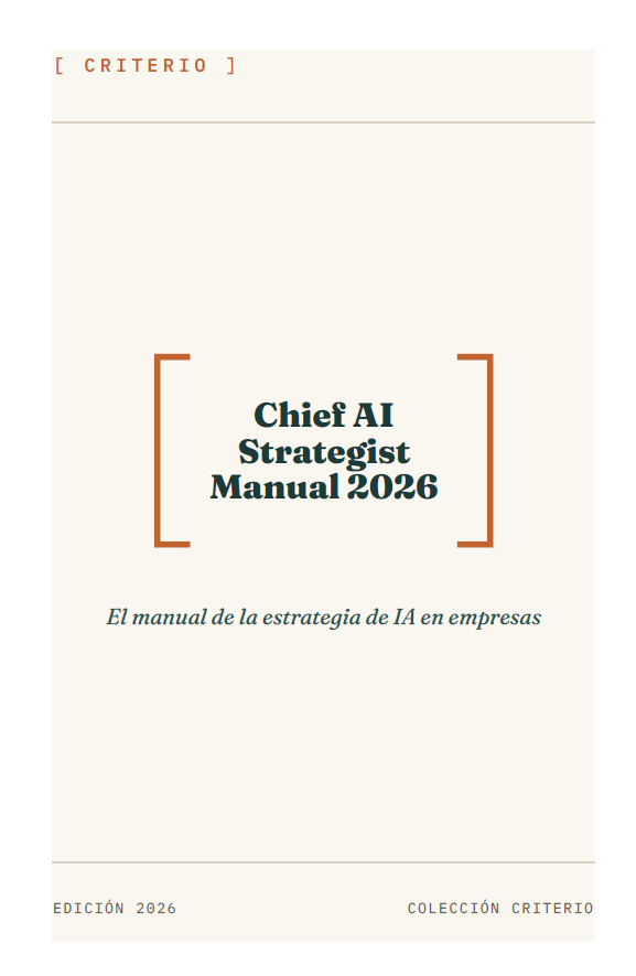 Portada oficial del manual Chief AI Strategist